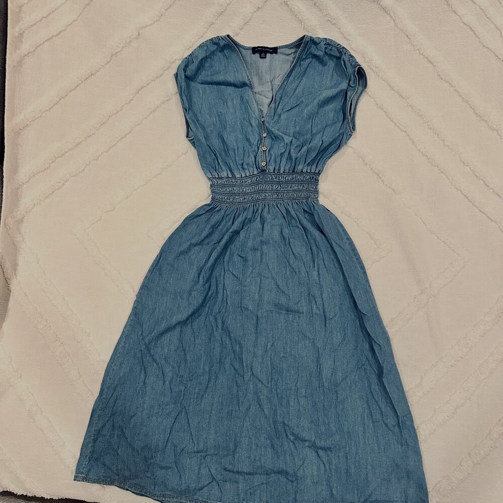 Tommy Hilfiger Chambray Midi Dress (XS)